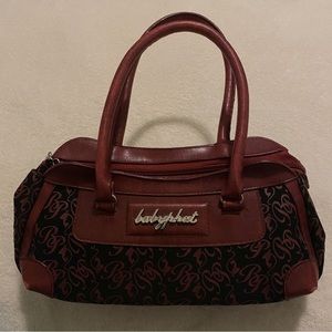 baby phat red and black bag/purse